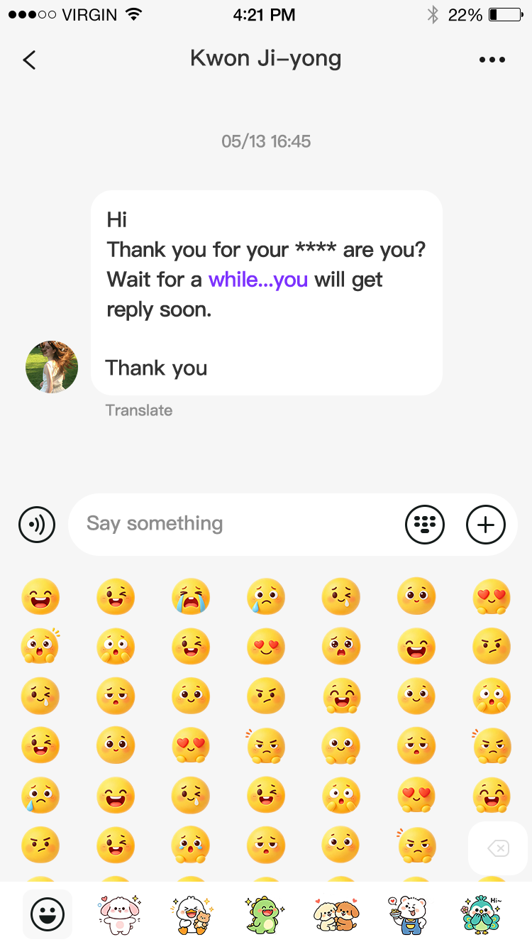 BogoLive emoji and stickers